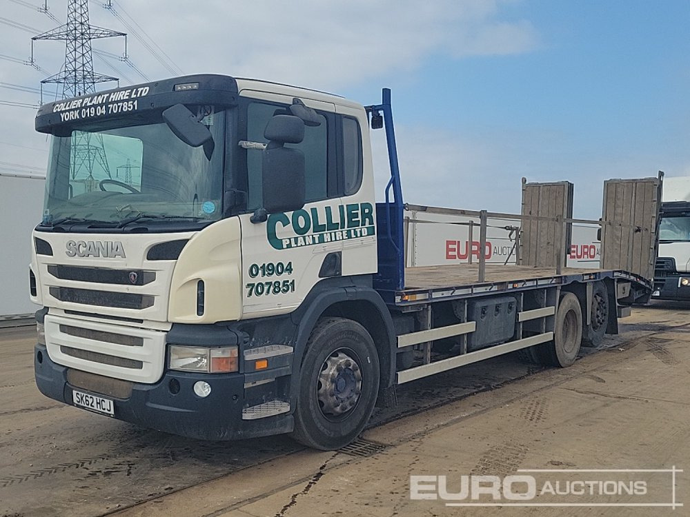 2012 Scania P285 - Bortu kravas automašīna/ Platforma: foto 1 2012 Scania P285 - Bortu kravas automašīna/ Platforma: foto 1