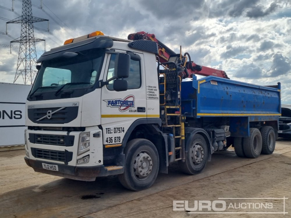 2012 Volvo FM370 - Kravas automašīna pašizgāzējs, Kravas auto ar manipulatoru: foto 1 2012 Volvo FM370 - Kravas automašīna pašizgāzējs, Kravas auto ar manipulatoru: foto 1