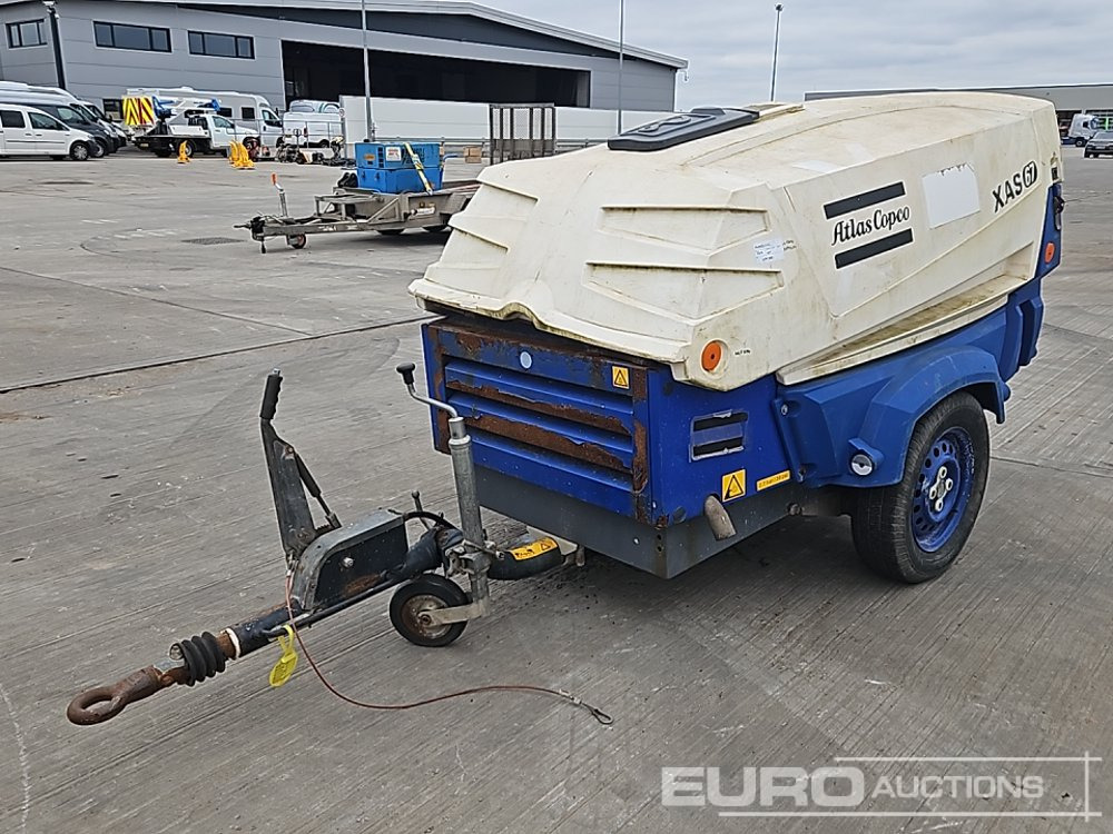 2013 Atlas Copco XAS67 130CFM - Gaisa kompresors: foto 1 2013 Atlas Copco XAS67 130CFM - Gaisa kompresors: foto 1