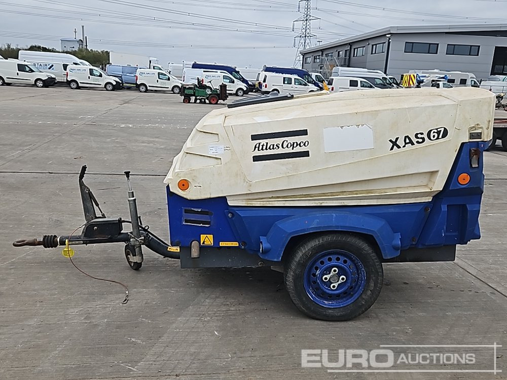 2013 Atlas Copco XAS67 130CFM - Gaisa kompresors: foto 2 2013 Atlas Copco XAS67 130CFM - Gaisa kompresors: foto 2