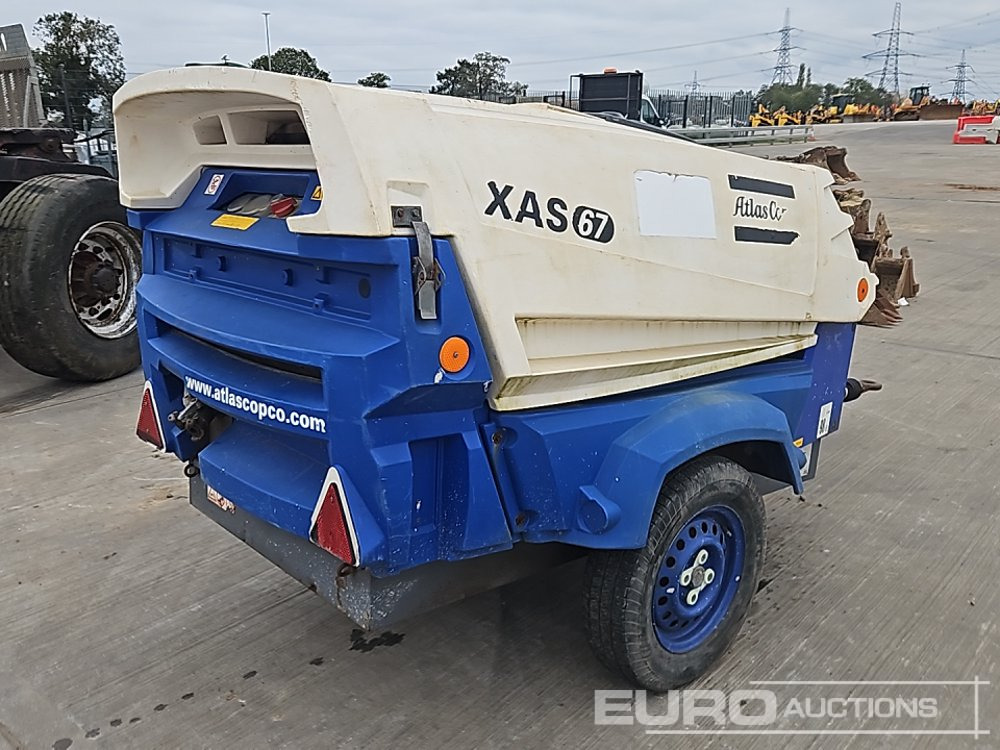 2013 Atlas Copco XAS67 130CFM - Gaisa kompresors: foto 5 2013 Atlas Copco XAS67 130CFM - Gaisa kompresors: foto 5