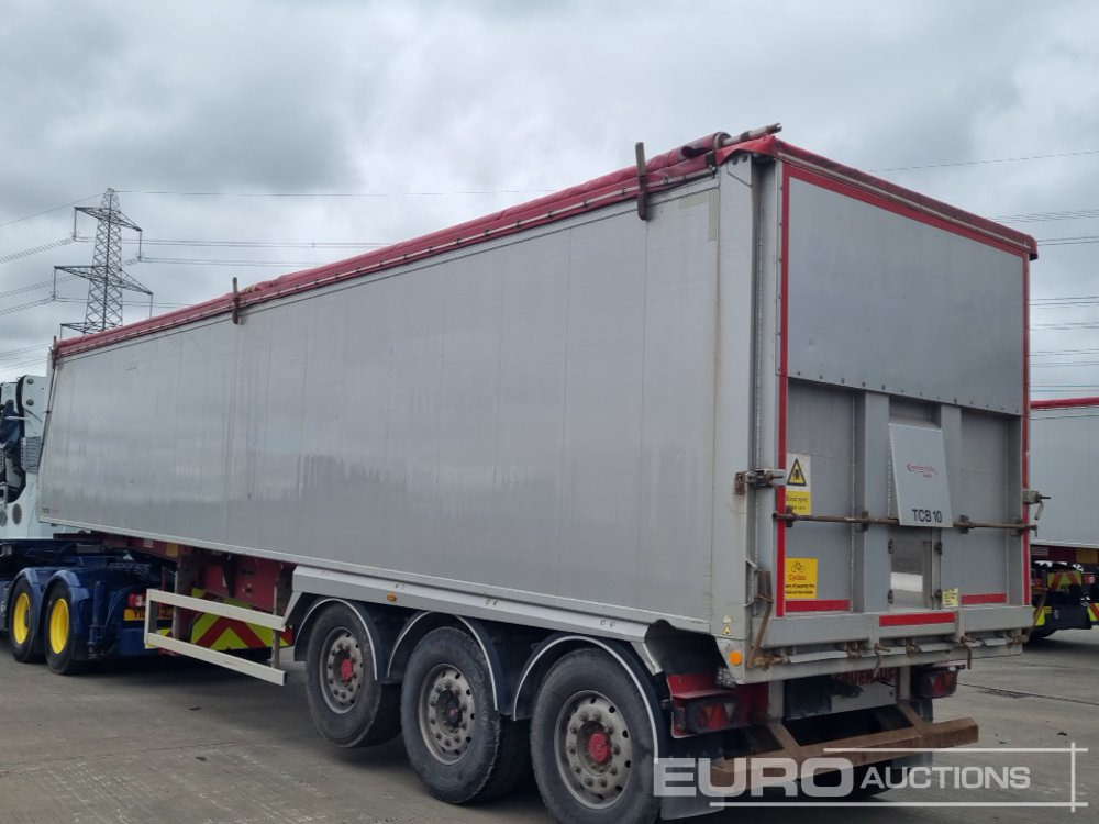 2013 Fruehauf Tri Axle Bulk Tipping Trailer, Lift Axle, Easy Sheet - Puspiekabe pašizgāzējs: foto 3 2013 Fruehauf Tri Axle Bulk Tipping Trailer, Lift Axle, Easy Sheet - Puspiekabe pašizgāzējs: foto 3