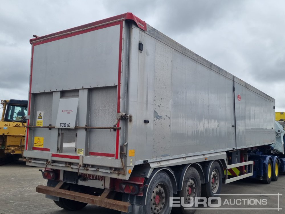 2013 Fruehauf Tri Axle Bulk Tipping Trailer, Lift Axle, Easy Sheet - Puspiekabe pašizgāzējs: foto 5 2013 Fruehauf Tri Axle Bulk Tipping Trailer, Lift Axle, Easy Sheet - Puspiekabe pašizgāzējs: foto 5