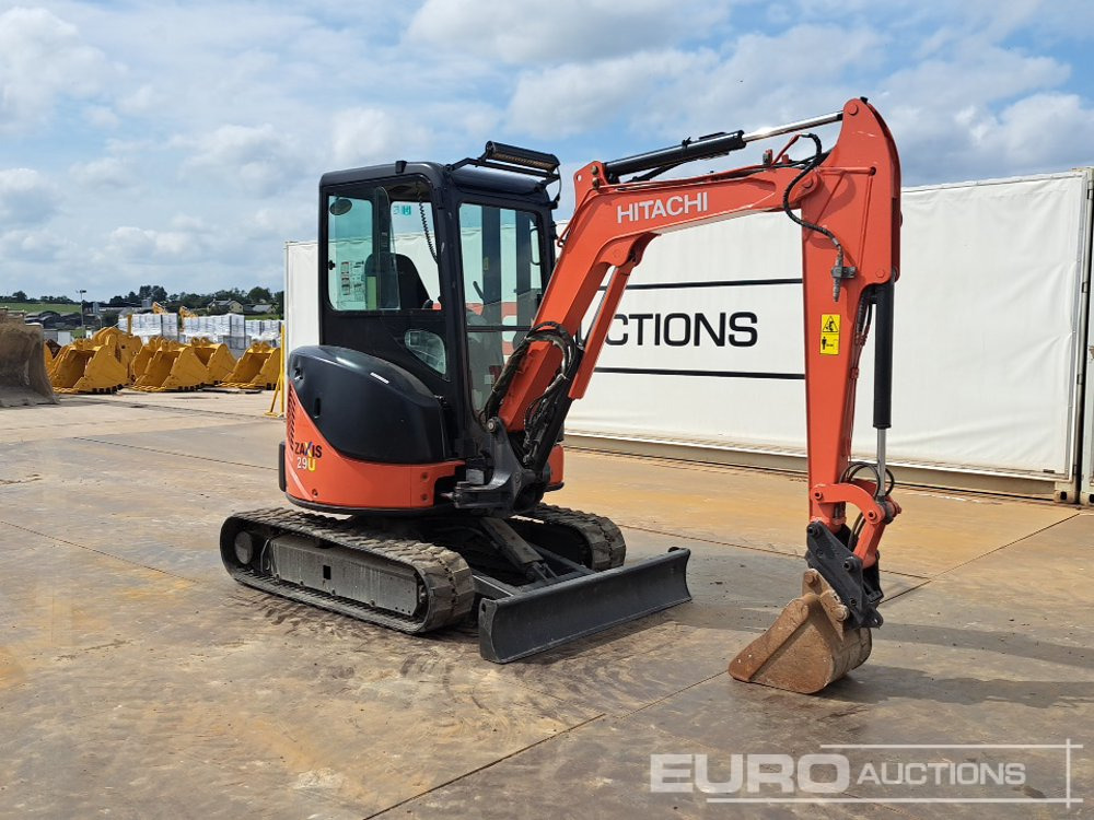 Mini-ekskavators 2013 Hitachi ZX29U-3 CLR: foto 7