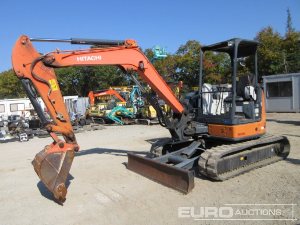 2013 Hitachi ZX40U-5A Rubber Tracks, Blade, Offset, Piped - Mini-ekskavators: foto 2 2013 Hitachi ZX40U-5A Rubber Tracks, Blade, Offset, Piped - Mini-ekskavators: foto 2