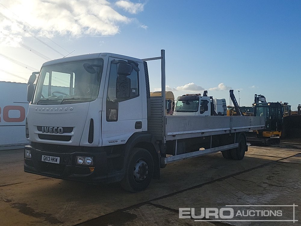 2013 Iveco Euro Cargo 140E18 - Bortu kravas automašīna/ Platforma: foto 1 2013 Iveco Euro Cargo 140E18 - Bortu kravas automašīna/ Platforma: foto 1