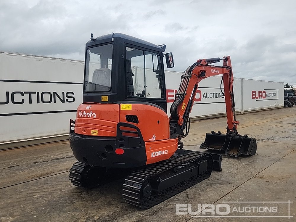 2013 Kubota KX101-3 - Mini-ekskavators: foto 5 2013 Kubota KX101-3 - Mini-ekskavators: foto 5