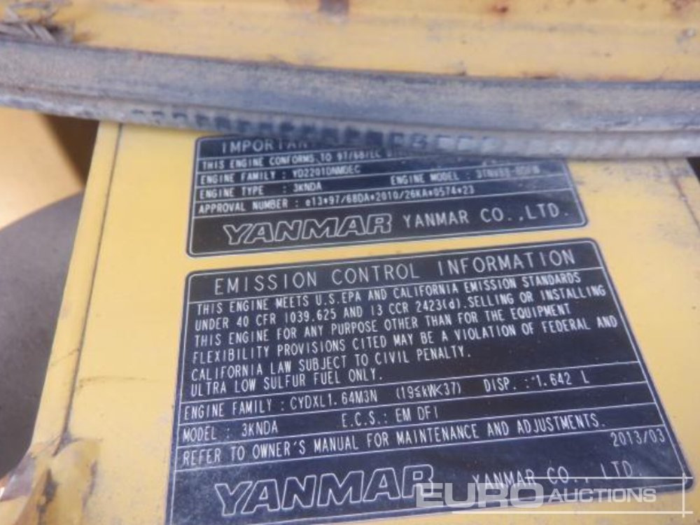 2013 Yanmar C30R-2B - Kāpurķēžu pašizgāzējs: foto 4 2013 Yanmar C30R-2B - Kāpurķēžu pašizgāzējs: foto 4