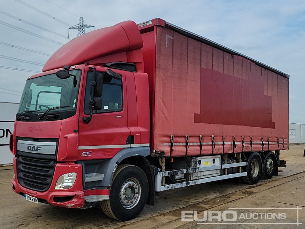 2014 DAF CF290 - Kravas automašīna ar tentu: foto 1 2014 DAF CF290 - Kravas automašīna ar tentu: foto 1