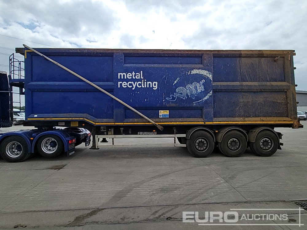 2014 Fruehauf Tri Axle Bulk Tipping Trailer, Easy Sheet - Puspiekabe pašizgāzējs: foto 2 2014 Fruehauf Tri Axle Bulk Tipping Trailer, Easy Sheet - Puspiekabe pašizgāzējs: foto 2