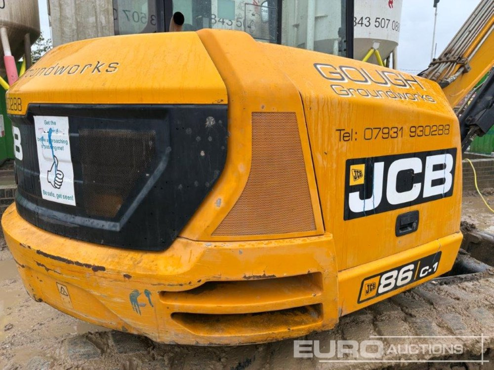 2014 JCB 86C-1 - Mini-ekskavators: foto 3 2014 JCB 86C-1 - Mini-ekskavators: foto 3