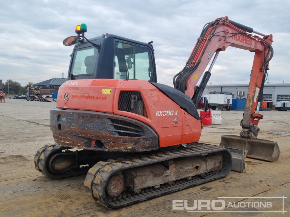 2014 Kubota KX080-4 - Mini-ekskavators: foto 5 2014 Kubota KX080-4 - Mini-ekskavators: foto 5