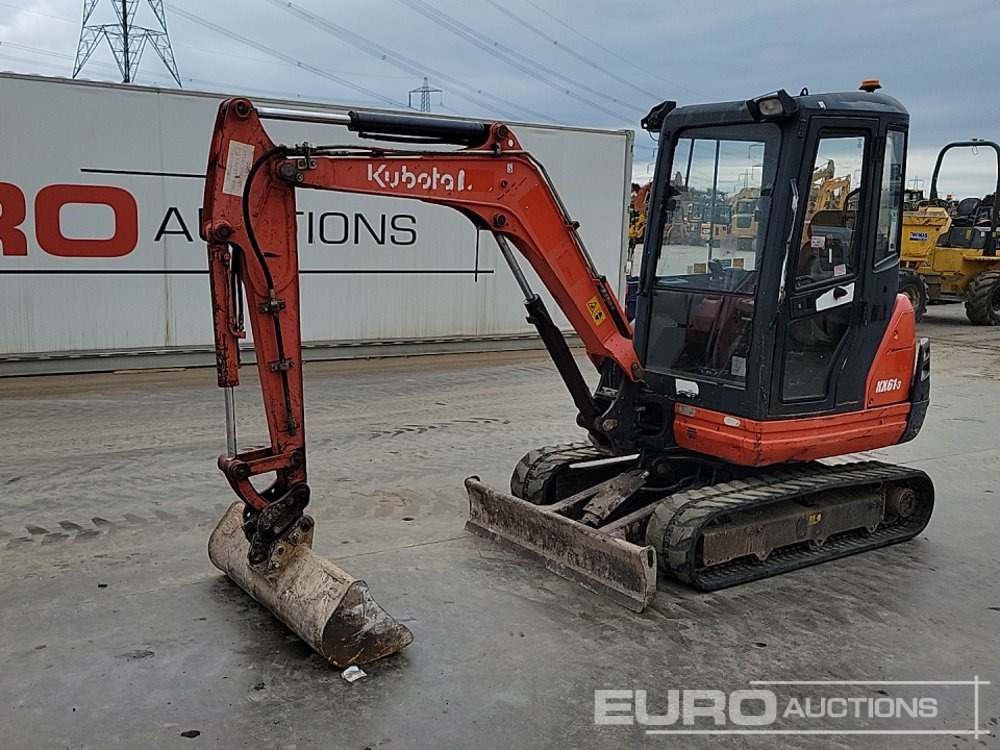 2014 Kubota KX61-3 - Mini-ekskavators: foto 1 2014 Kubota KX61-3 - Mini-ekskavators: foto 1