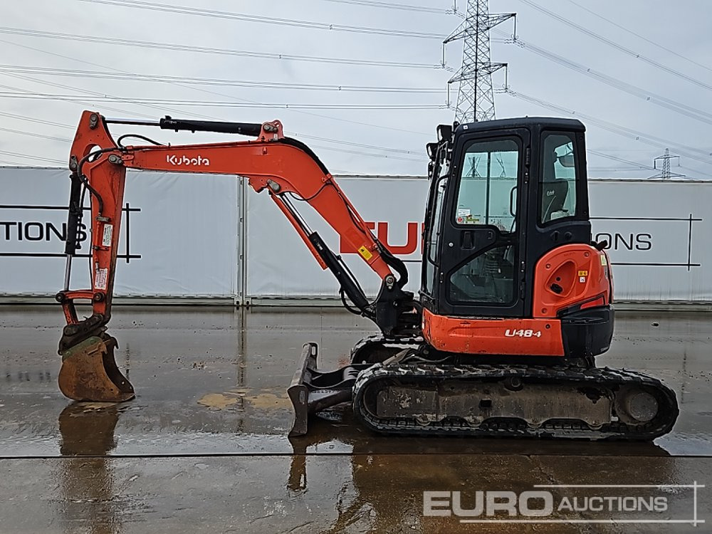 2014 Kubota U48-4 - Mini-ekskavators: foto 2 2014 Kubota U48-4 - Mini-ekskavators: foto 2