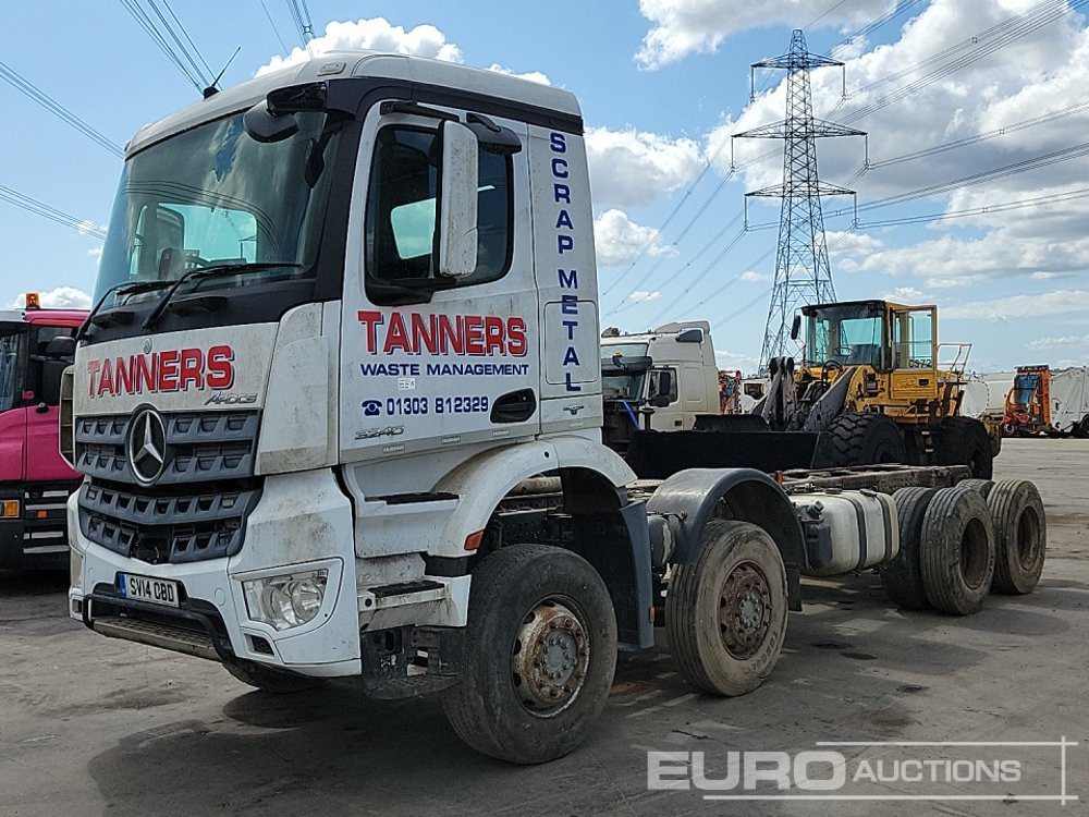2014 Mercedes Arocs 3240 - Šasija kravas automašīna: foto 1 2014 Mercedes Arocs 3240 - Šasija kravas automašīna: foto 1