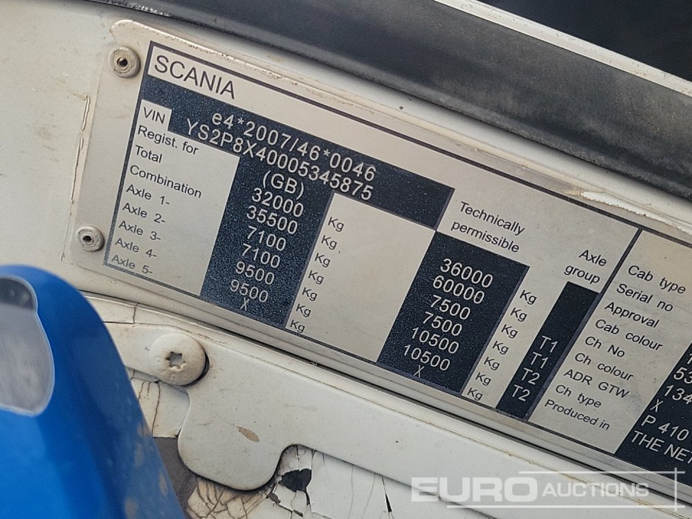 Kravas automašīna pašizgāzējs 2014 Scania P410: foto 41