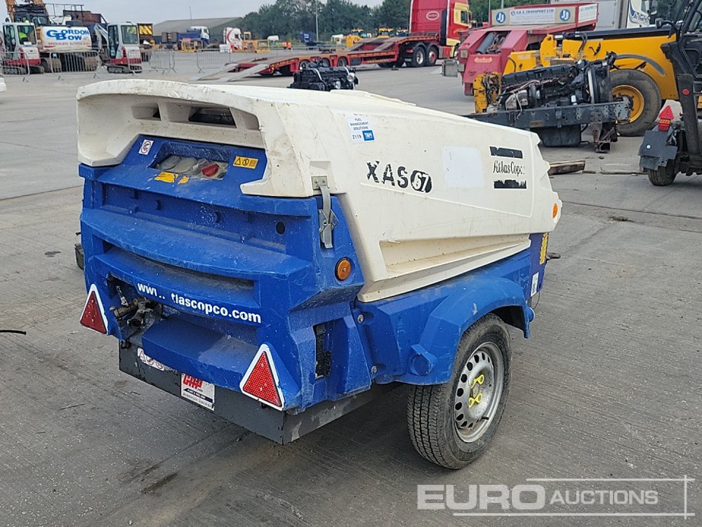 2015 Atlas Copco XAS 67 - Gaisa kompresors: foto 5 2015 Atlas Copco XAS 67 - Gaisa kompresors: foto 5