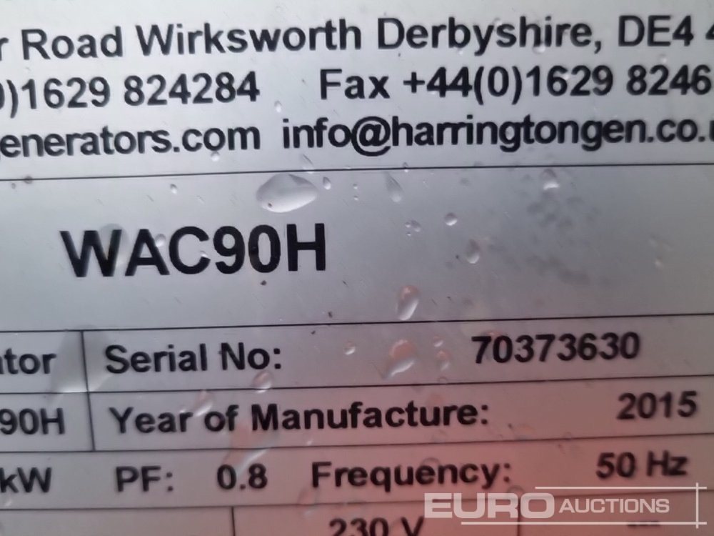 Elektroģenerators 2015 Harrington 10kVA Generator, Kubota Engine (Spares): foto 10 Elektroģenerators 2015 Harrington 10kVA Generator, Kubota Engine (Spares): foto 10