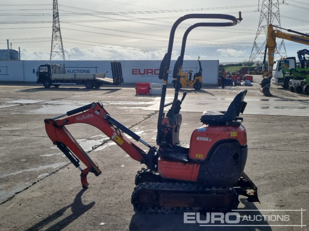2015 Kubota K008-3 - Mini-ekskavators: foto 2 2015 Kubota K008-3 - Mini-ekskavators: foto 2