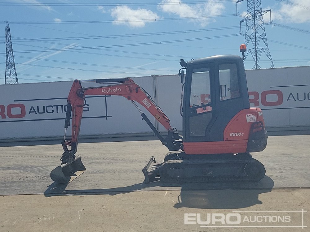 2015 Kubota KX61-3 - Mini-ekskavators: foto 2 2015 Kubota KX61-3 - Mini-ekskavators: foto 2