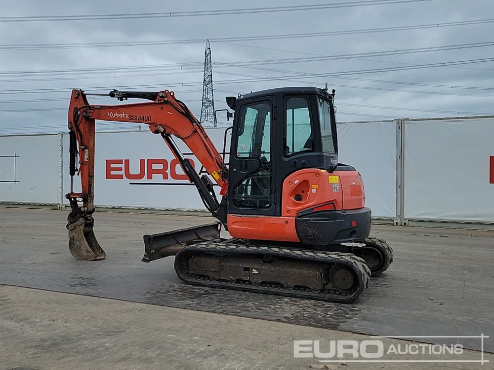 2015 Kubota U55-4 - Mini-ekskavators: foto 3 2015 Kubota U55-4 - Mini-ekskavators: foto 3