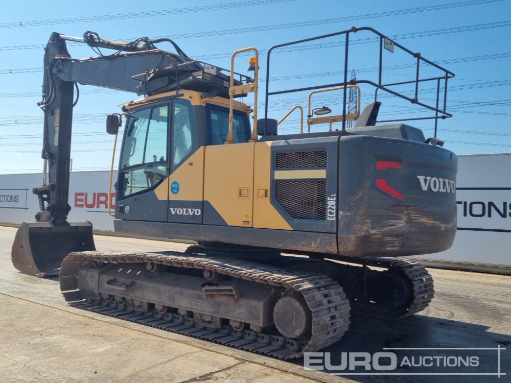 2015 Volvo EC220EL - Kāpurķēžu ekskavators: foto 3 2015 Volvo EC220EL - Kāpurķēžu ekskavators: foto 3