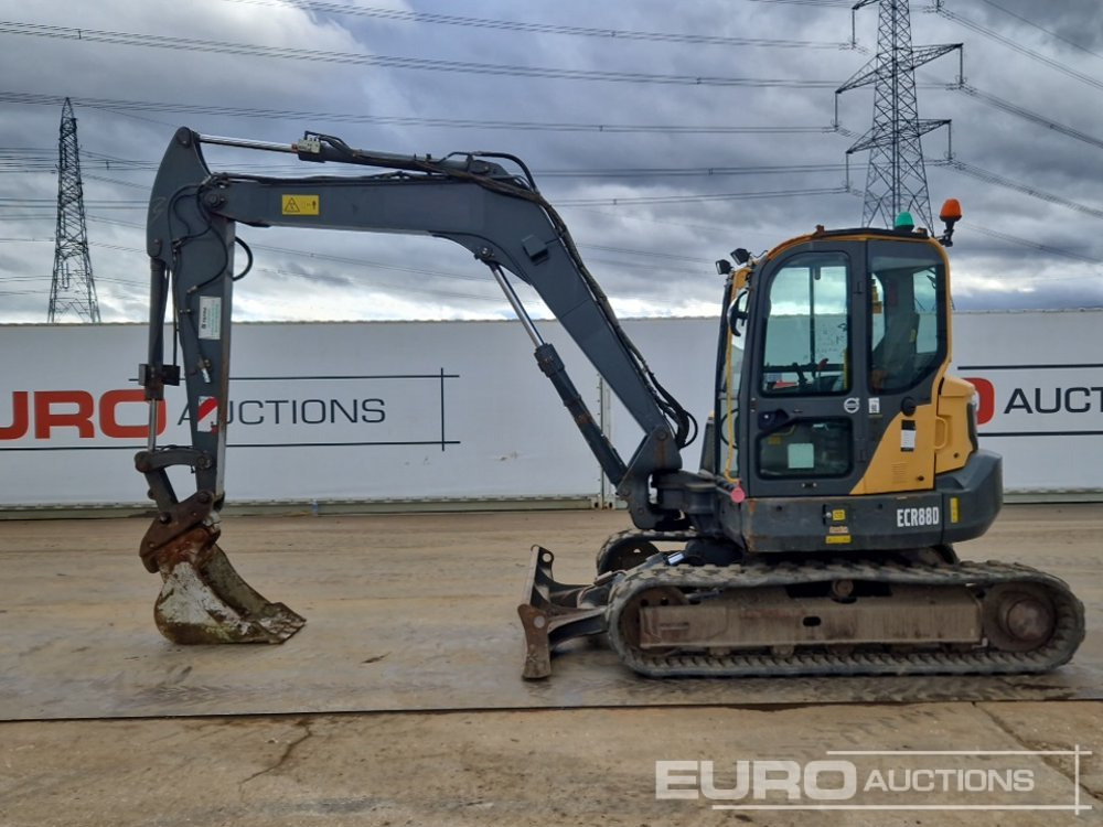 2015 Volvo ECR88D - Mini-ekskavators: foto 2 2015 Volvo ECR88D - Mini-ekskavators: foto 2