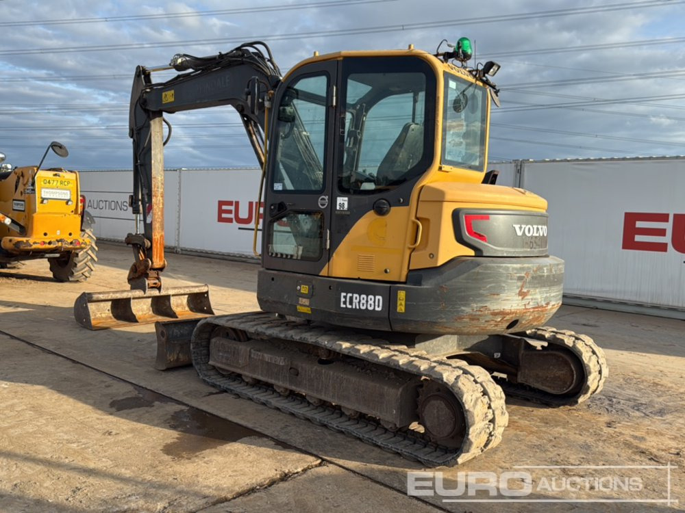 2015 Volvo ECR88D - Mini-ekskavators: foto 3 2015 Volvo ECR88D - Mini-ekskavators: foto 3
