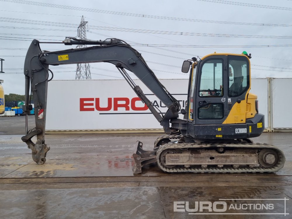 2015 Volvo ECR88D - Mini-ekskavators: foto 2 2015 Volvo ECR88D - Mini-ekskavators: foto 2