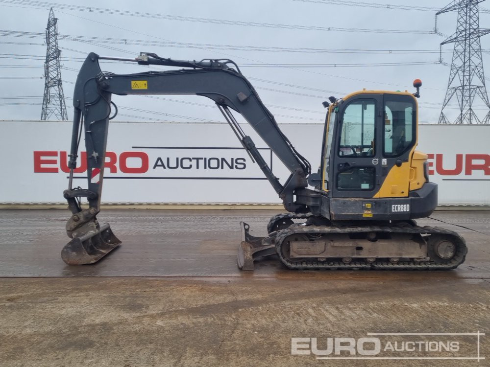 2015 Volvo ECR88D - Mini-ekskavators: foto 2 2015 Volvo ECR88D - Mini-ekskavators: foto 2