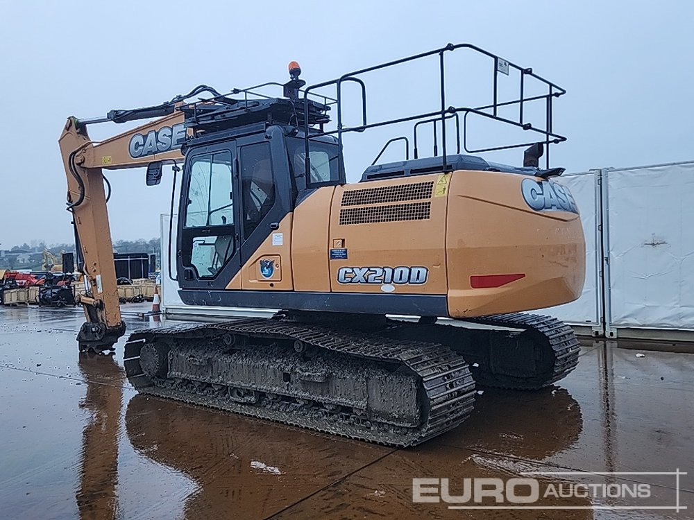 2016 Case CX210D - Kāpurķēžu ekskavators: foto 3 2016 Case CX210D - Kāpurķēžu ekskavators: foto 3