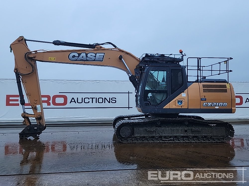 2016 Case CX210D - Kāpurķēžu ekskavators: foto 2 2016 Case CX210D - Kāpurķēžu ekskavators: foto 2