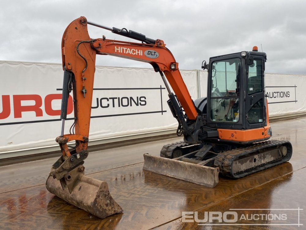 2016 Hitachi ZX55U-5A CLR - Mini-ekskavators: foto 1 2016 Hitachi ZX55U-5A CLR - Mini-ekskavators: foto 1