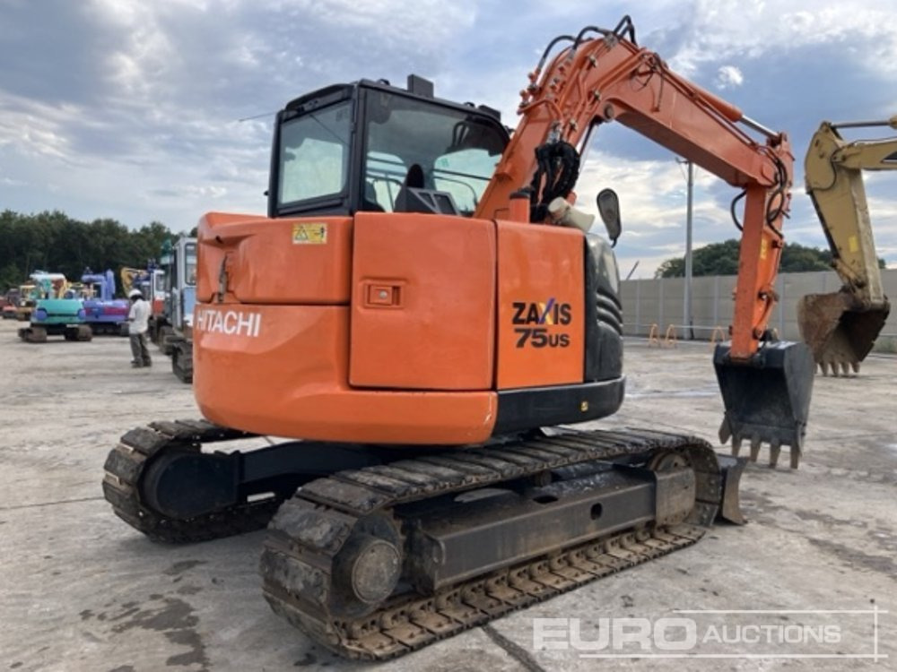 2016 Hitachi ZX75US-5 - Mini-ekskavators: foto 3 2016 Hitachi ZX75US-5 - Mini-ekskavators: foto 3