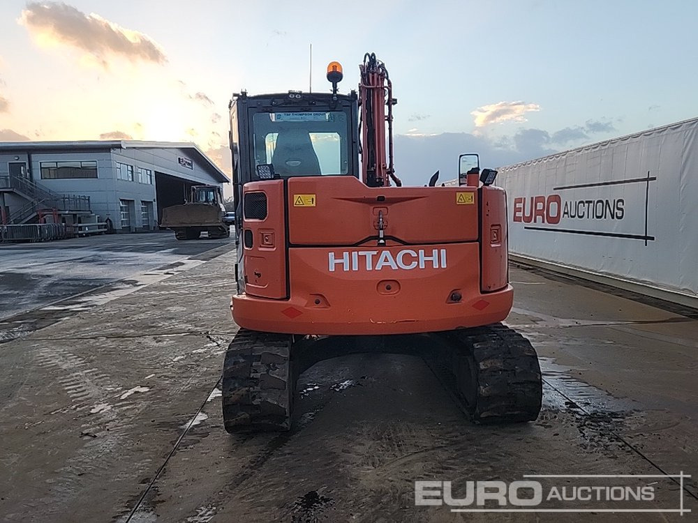 2016 Hitachi ZX85USB-5A - Mini-ekskavators: foto 4 2016 Hitachi ZX85USB-5A - Mini-ekskavators: foto 4