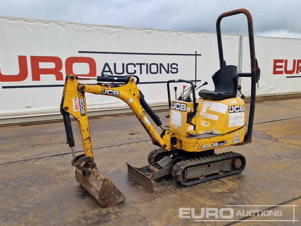2016 JCB 8008 CTS - Mini-ekskavators: foto 1 2016 JCB 8008 CTS - Mini-ekskavators: foto 1