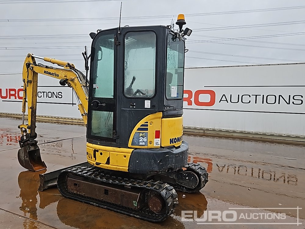 2016 Komatsu PC26MR-3 - Mini-ekskavators: foto 3 2016 Komatsu PC26MR-3 - Mini-ekskavators: foto 3