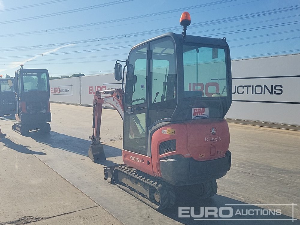 2016 Kubota KX016-4 - Mini-ekskavators: foto 3 2016 Kubota KX016-4 - Mini-ekskavators: foto 3