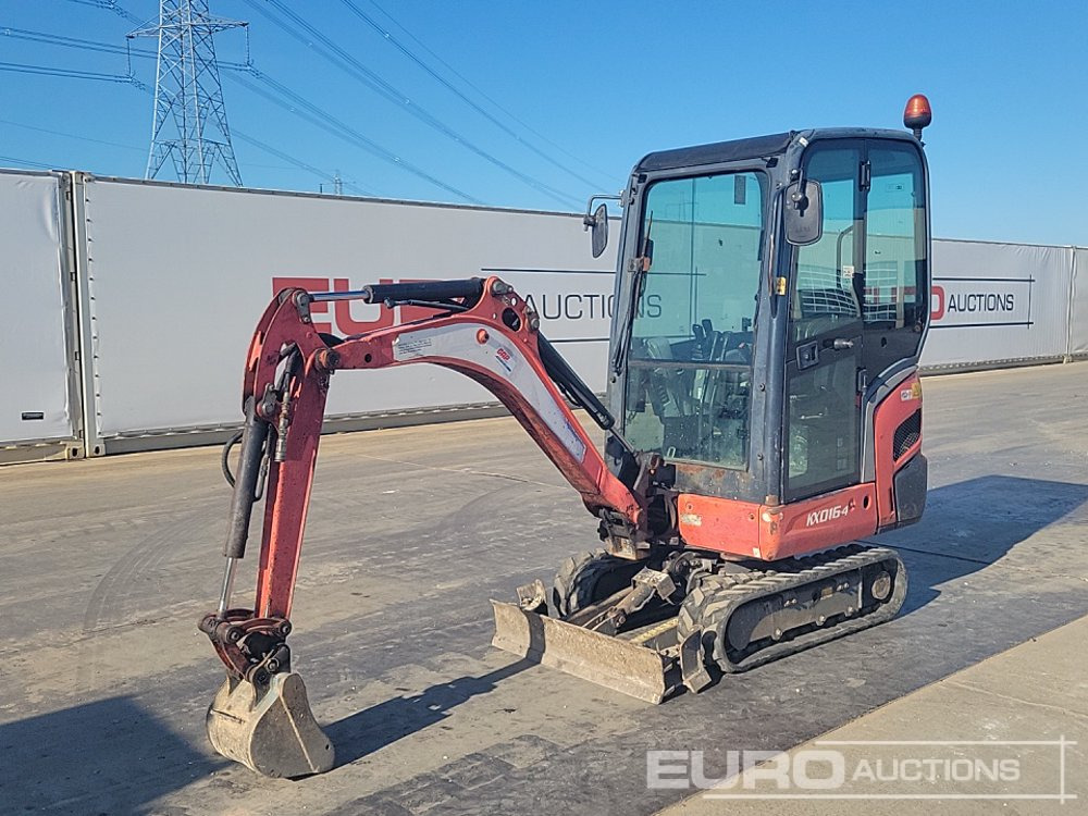 2016 Kubota KX016-4 - Mini-ekskavators: foto 1 2016 Kubota KX016-4 - Mini-ekskavators: foto 1