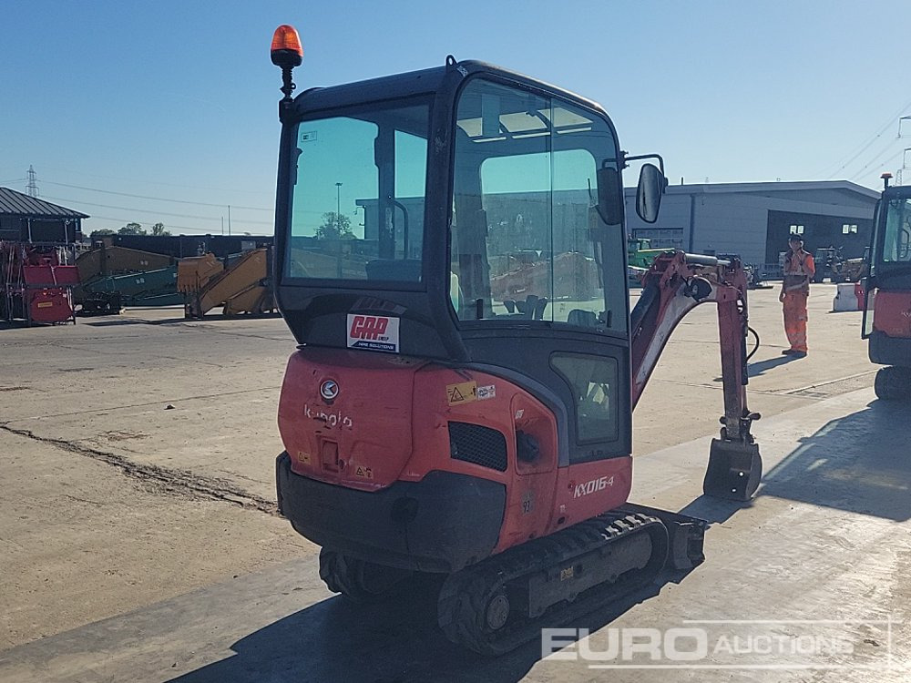 2016 Kubota KX016-4 - Mini-ekskavators: foto 5 2016 Kubota KX016-4 - Mini-ekskavators: foto 5