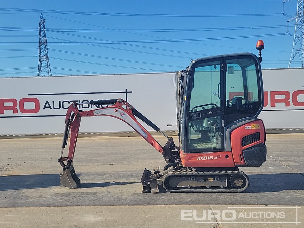 2016 Kubota KX016-4 - Mini-ekskavators: foto 2 2016 Kubota KX016-4 - Mini-ekskavators: foto 2