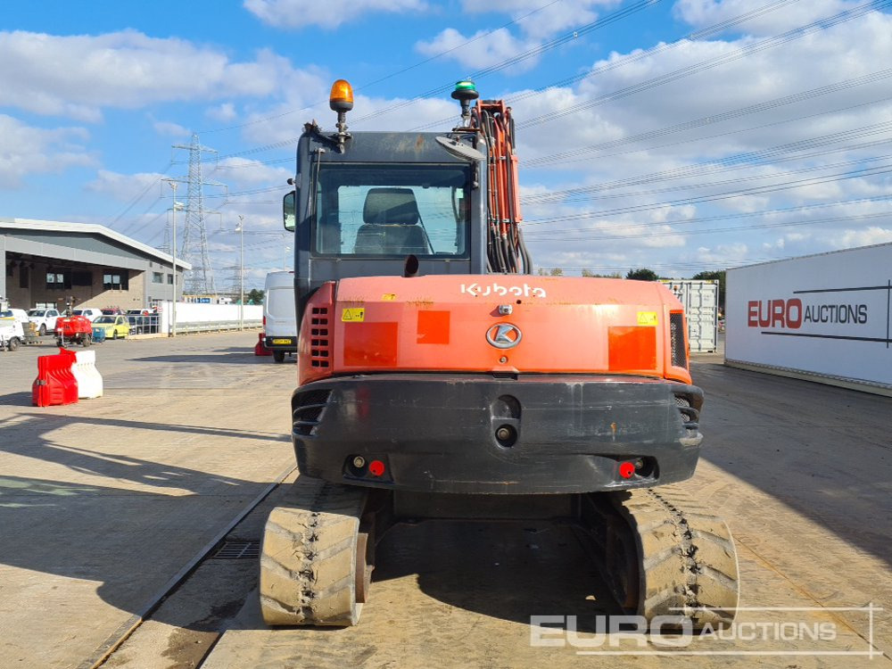 2016 Kubota KX080-4 - Mini-ekskavators: foto 4 2016 Kubota KX080-4 - Mini-ekskavators: foto 4