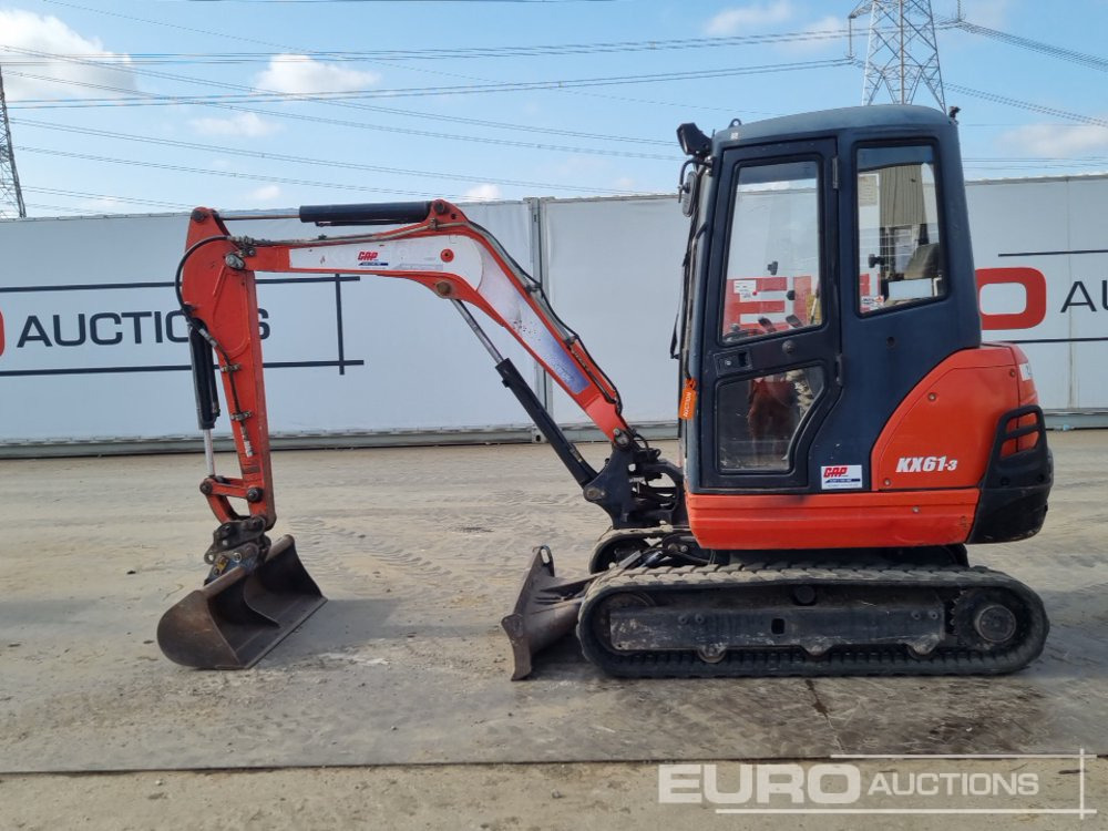 2016 Kubota KX61-3 - Mini-ekskavators: foto 2 2016 Kubota KX61-3 - Mini-ekskavators: foto 2