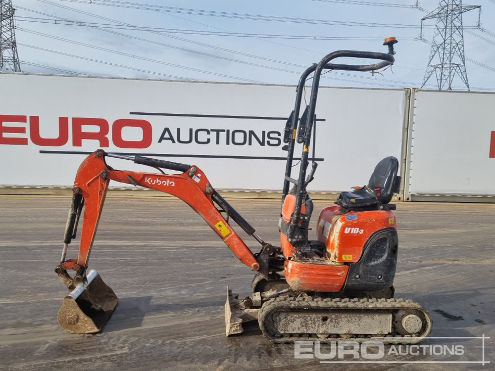 2016 Kubota U10-3 - Mini-ekskavators: foto 2 2016 Kubota U10-3 - Mini-ekskavators: foto 2