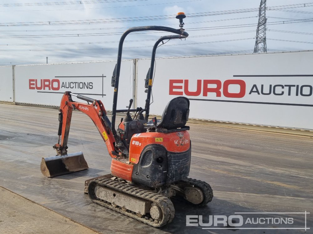 2016 Kubota U10-3 - Mini-ekskavators: foto 3 2016 Kubota U10-3 - Mini-ekskavators: foto 3