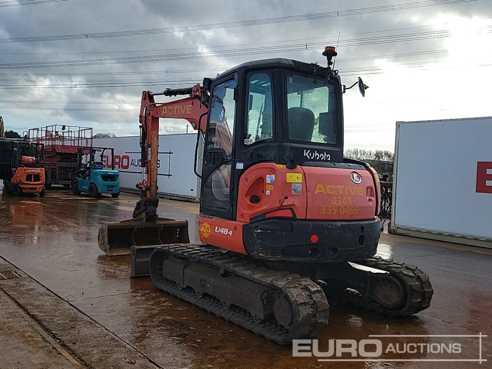 2016 Kubota U48-4 - Mini-ekskavators: foto 3 2016 Kubota U48-4 - Mini-ekskavators: foto 3