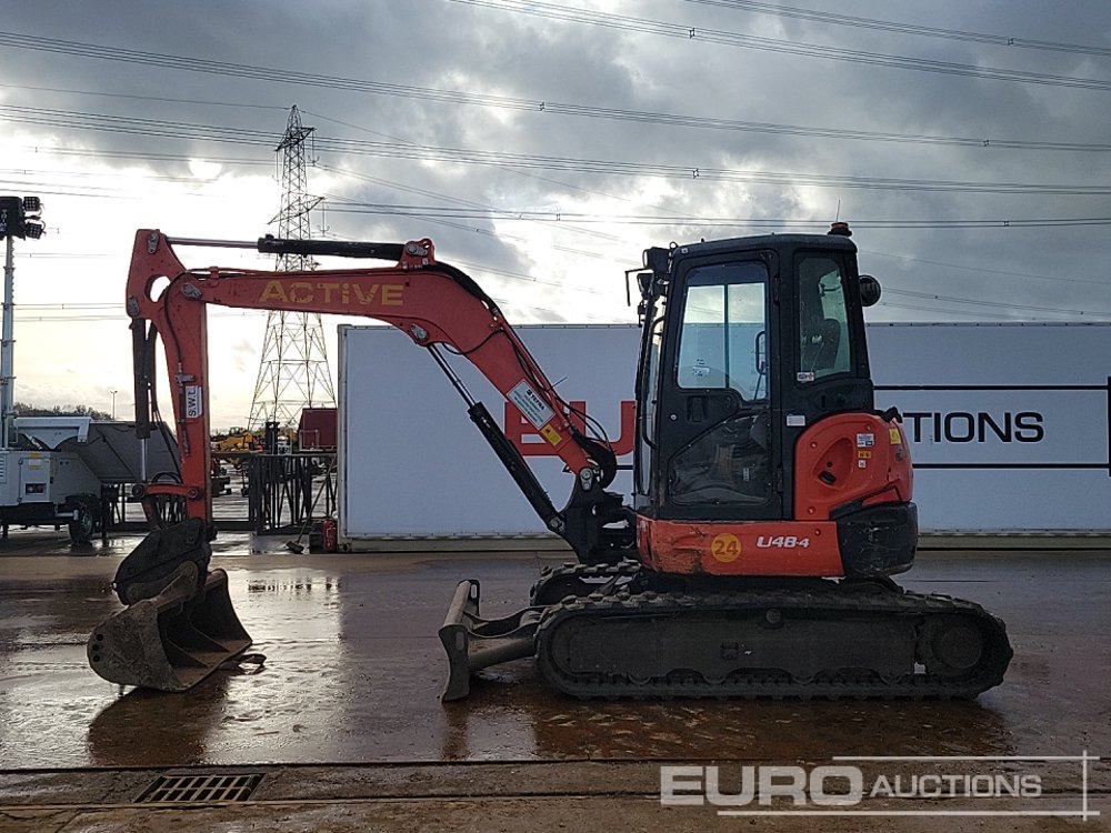 2016 Kubota U48-4 - Mini-ekskavators: foto 2 2016 Kubota U48-4 - Mini-ekskavators: foto 2