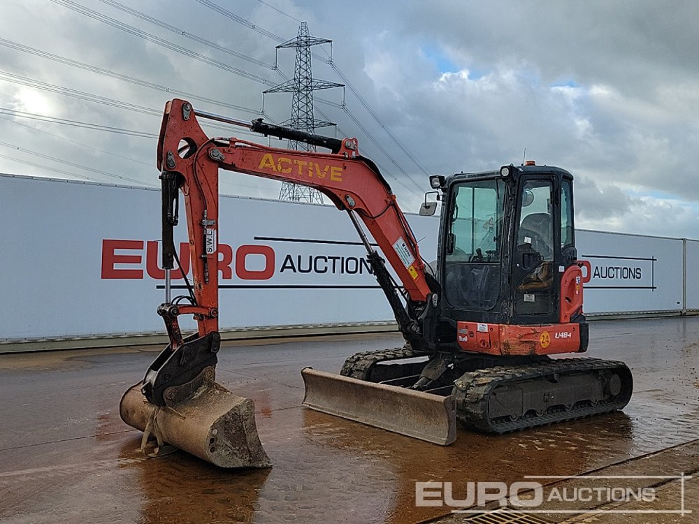 2016 Kubota U48-4 - Mini-ekskavators: foto 1 2016 Kubota U48-4 - Mini-ekskavators: foto 1