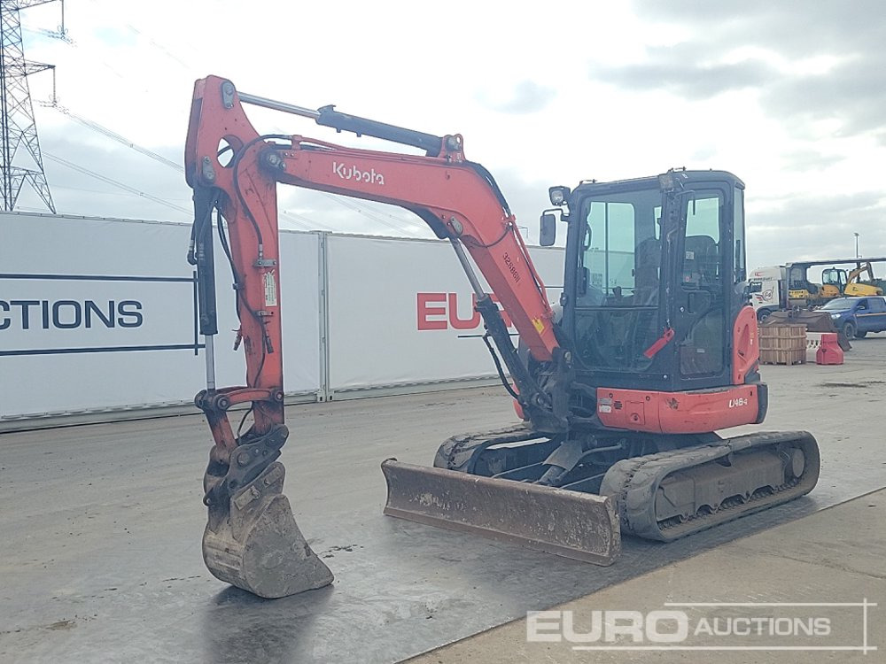 2016 Kubota U48-4 - Mini-ekskavators: foto 1 2016 Kubota U48-4 - Mini-ekskavators: foto 1