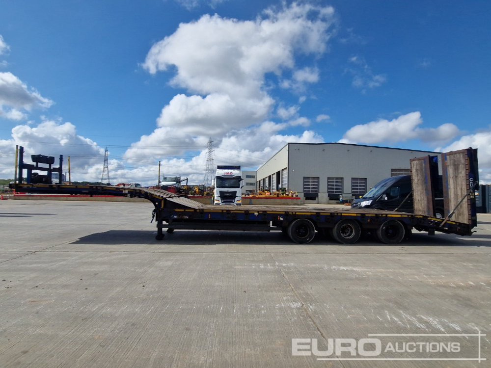 2016 Montracon Tri Axle Step Frame Low Loader Trailer, Winch, Neck Ramps, Out Riggers, Hydraulic Flip Toe Ramps - Puspiekabe zema profila platforma: foto 2 2016 Montracon Tri Axle Step Frame Low Loader Trailer, Winch, Neck Ramps, Out Riggers, Hydraulic Flip Toe Ramps - Puspiekabe zema profila platforma: foto 2
